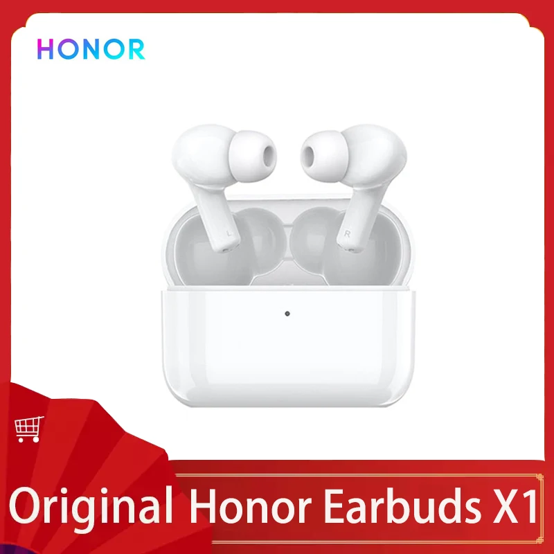 

Honor наушники X1 Беспроводной Bluetooth спортивные наушники-вкладыши TWS с двойной Bluetooth микрофон звонки Шум отмены SBC & AAC 24-часовой формат Часов про...