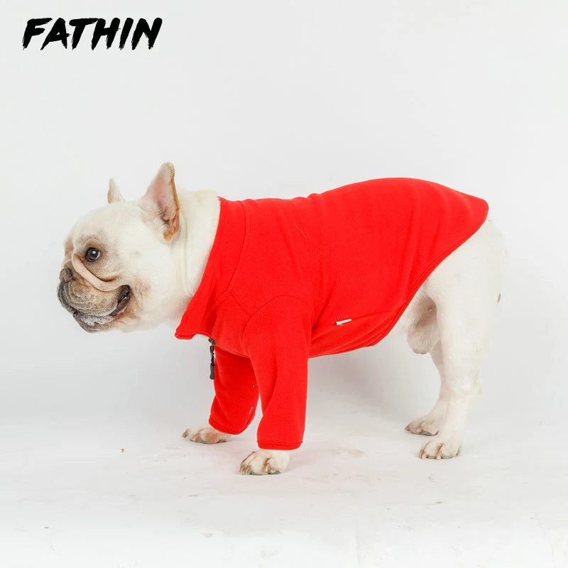 Модная теплая куртка на молнии для собаки весну осень и зиму мягкая хлопковая