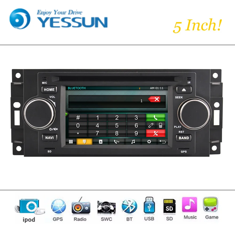 Автомобильный DVD плеер Wince система для Chrysler 300C Pt Criser/ Dodge RAM/ Jeep Grand Cherokee Радио Стерео