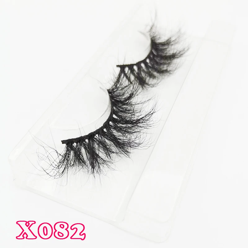 X082-rectangle tray 25 мм 3D норковые ресницы, норковые ресницы, макияж, длинные норковые ресницы, норковые ресницы 25 мм, 3d накладные ресницы, вытянутые ресницы 22 мм, ресницы - Цвет: X082-rectangle tray