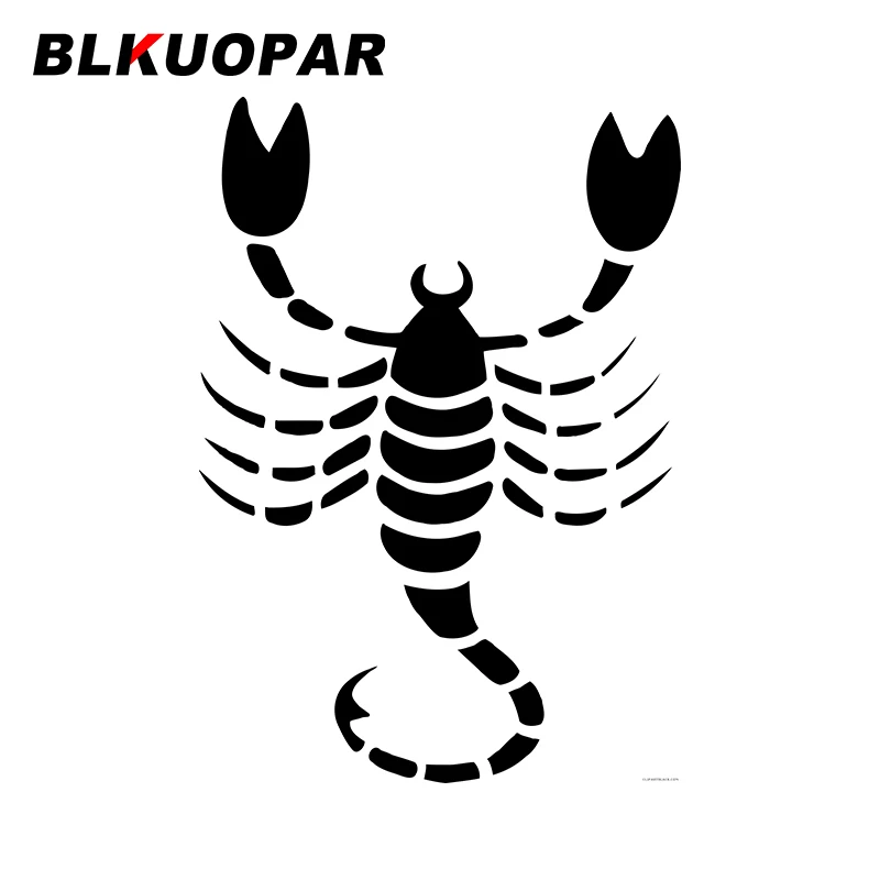 

Автомобильные наклейки BLKUOPAR для скорпионов, солнцезащитные наклейки, индивидуальные наклейки, Водонепроницаемый виниловый материал для декора холодильника