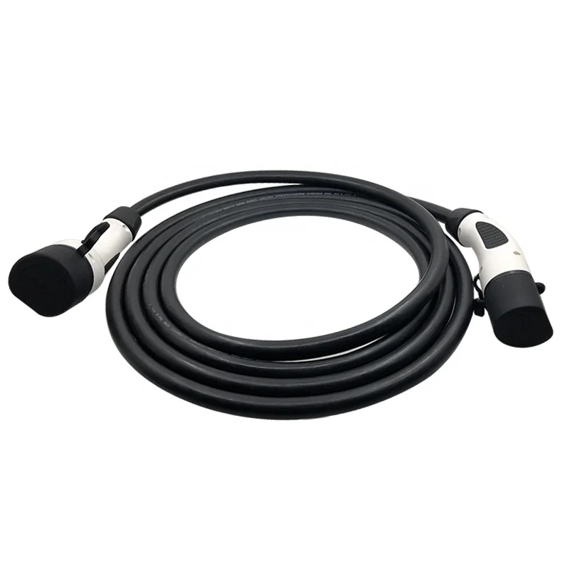 Кабель 5 м 32A 1 фазный IEC62196 2 Mennekes белый Тип в Type2 разъем электромобиль зарядная