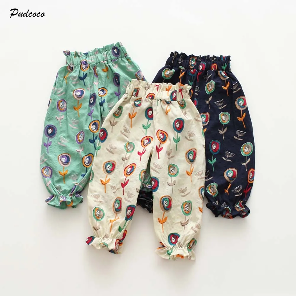 2020 милые детские штаны с героями мультфильмов От 3 до 8 лет длинные из мягкого