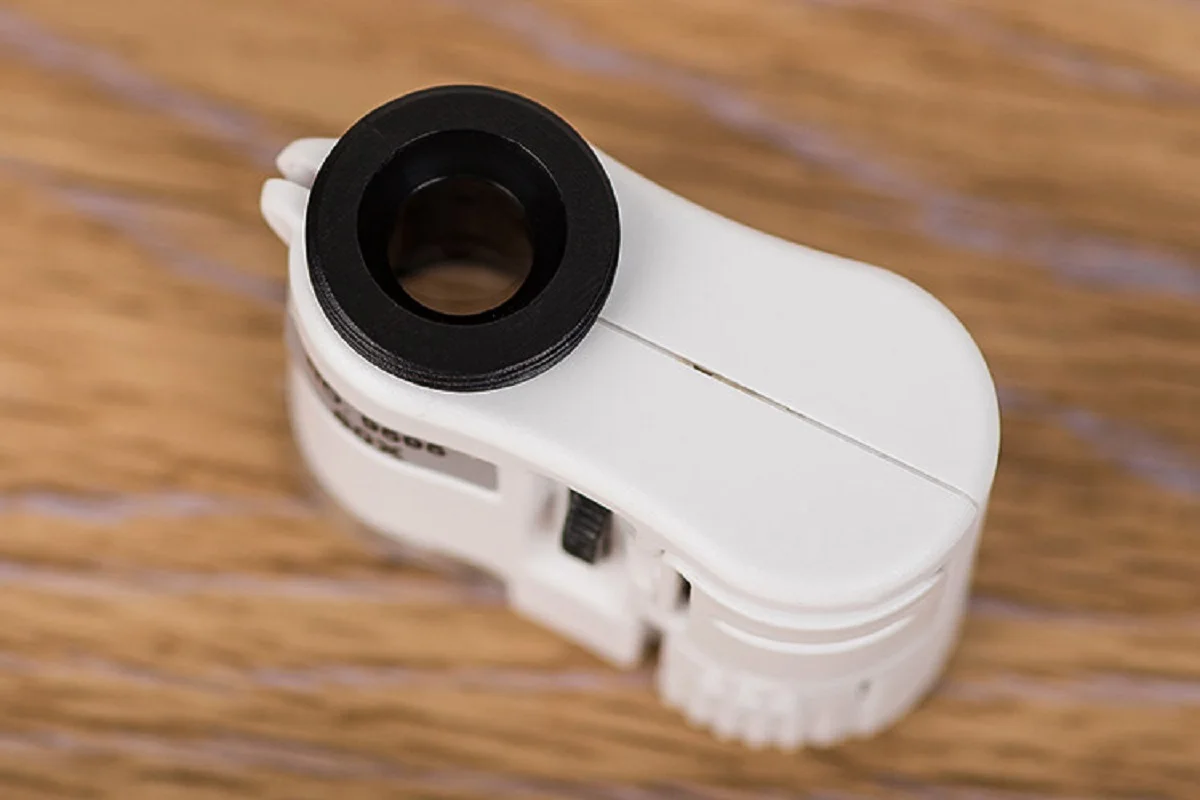 Универсальный микроскоп с зажимом 60X увеличительное светодиодный для ювелирных