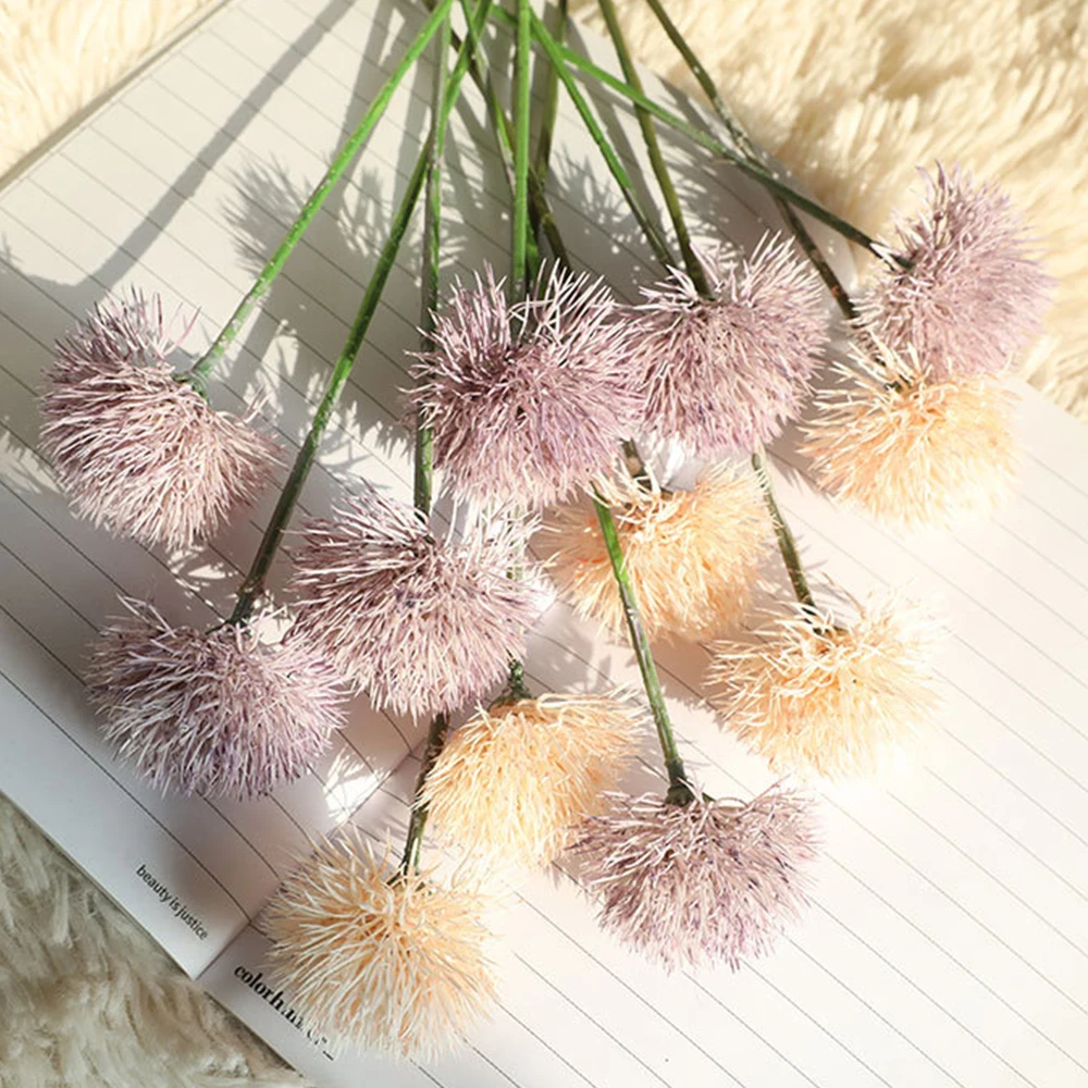 

Имитация одуванчика, искусственное украшение для домашней свадебной вечеринки, букет невесты, Поставка цветочных композиций, 1/3 шт.