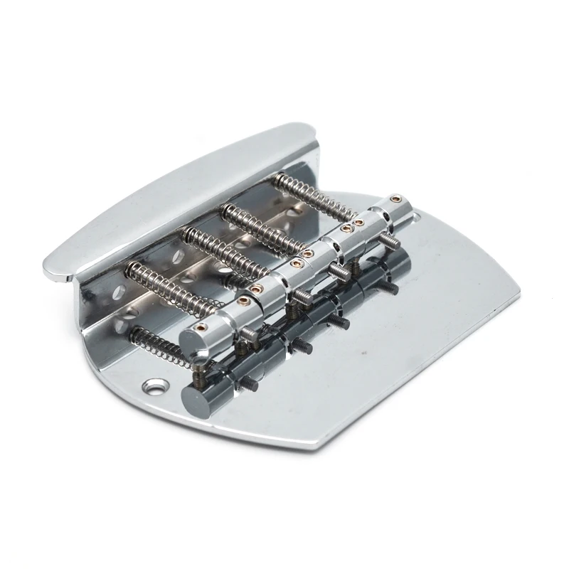

Bass Bridge Heavy 4 String Curved Bass Guitar Bridge For Electric Bass Chrome
