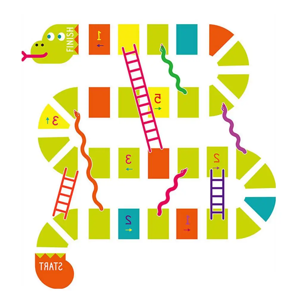 

Children's Game Floor Stickers Greedy Snake Children's Room Preschool Education Creative Decoration Floor Stickers