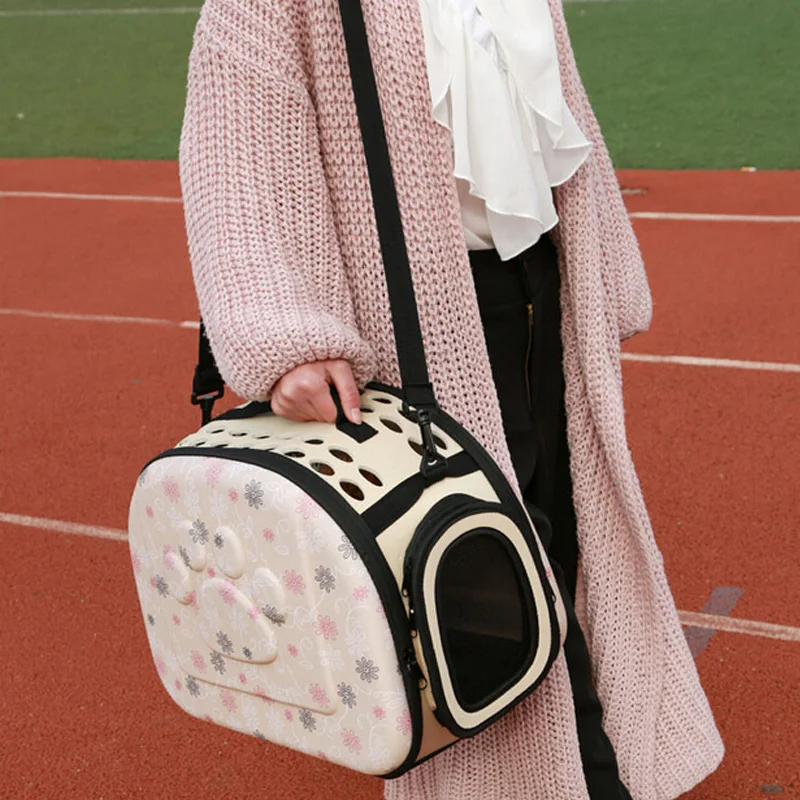 Переноска для домашних животных складная клетка собак и кошек сумка пластиковые