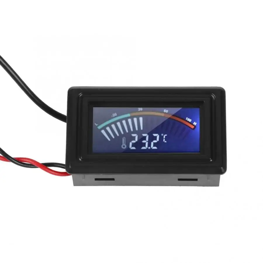 ПК водяного охлаждения Системы цифровой ЖК дисплей термометр с указателем