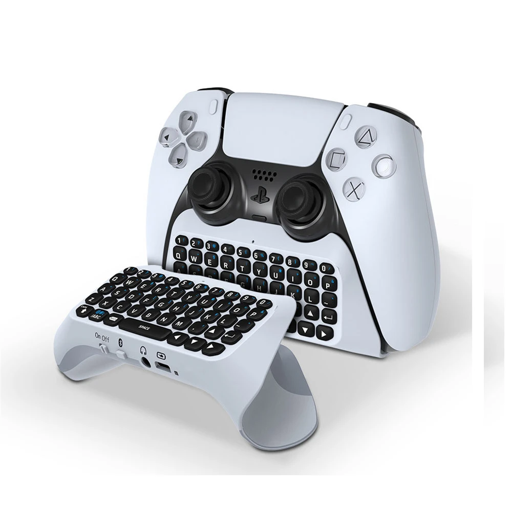 

3.5mm Wireless Gamepad Keyboard Bluetooth-compatibal 3.0 Controller Chat Pad for SONY PS5 Dualsence Built in Speaker Gamepad