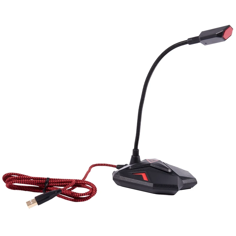 Профессиональный Usb игровой микрофон для компьютера настольный конденсаторный