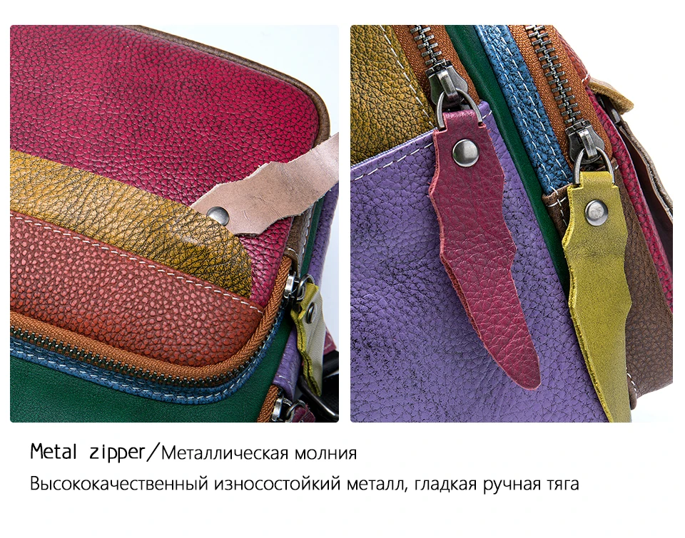 Женский рюкзак WESTAL из натуральной кожи, школьная сумка для девочек-подростков, мини-рюкзак в стиле пэчворк, женские маленькие школьные рюкзаки 049