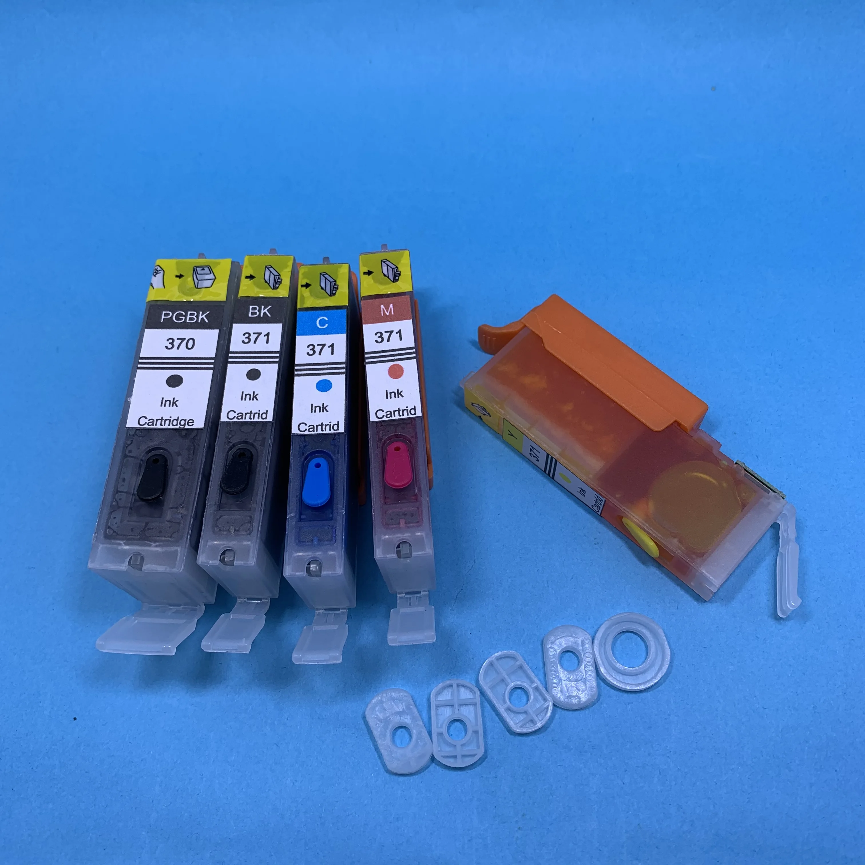 YOTAT 5 шт. BCI 370XL многоразовый чернильный картридж 370 371 для Canon PIXUS MG7730 MG7730F MG6930 MG5730 TS8030