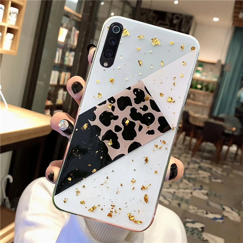 Сусального золота леопардовая расцветка чехол для samsung Galaxy A50 A70 A60 A30 M20 A8 A6 J4 J6 плюс