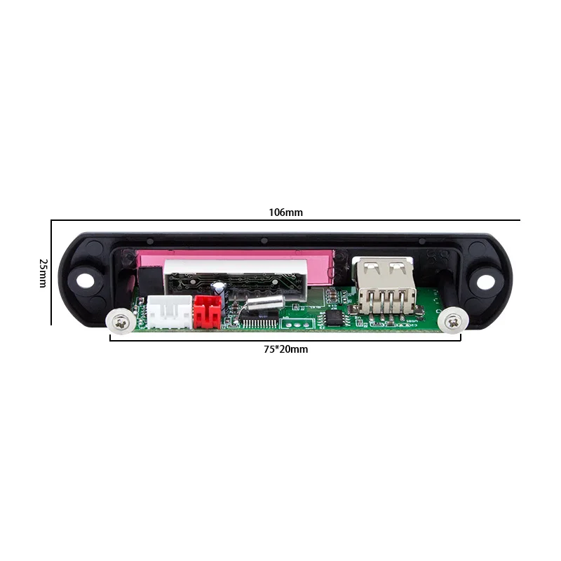 Forskrto автомобильный аудио USB TF FM радио модуль беспроводной Bluetooth 5 в 12 В MP3 WMA декодер