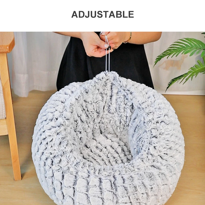 Лежанка для кошек MESNUG теплая Антистатическая регулируемая короткая плюшевая