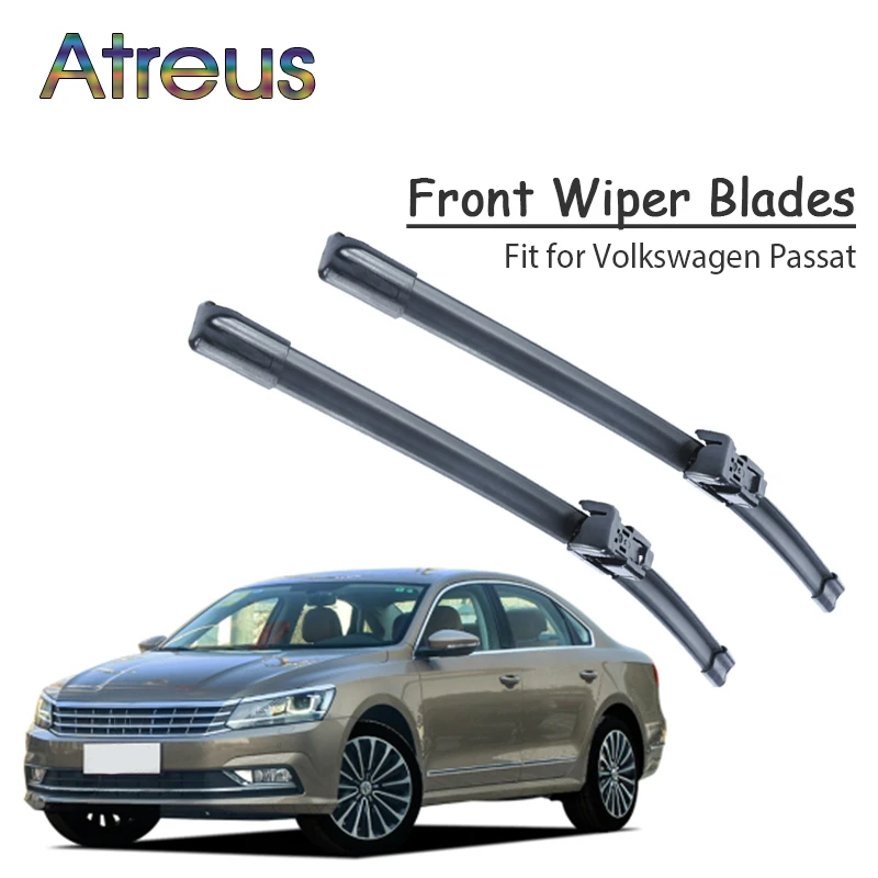 2 шт. резиновые передние щетки стеклоочистителя для Volkswagen Passat B5 B6 B7 2002-2015 |