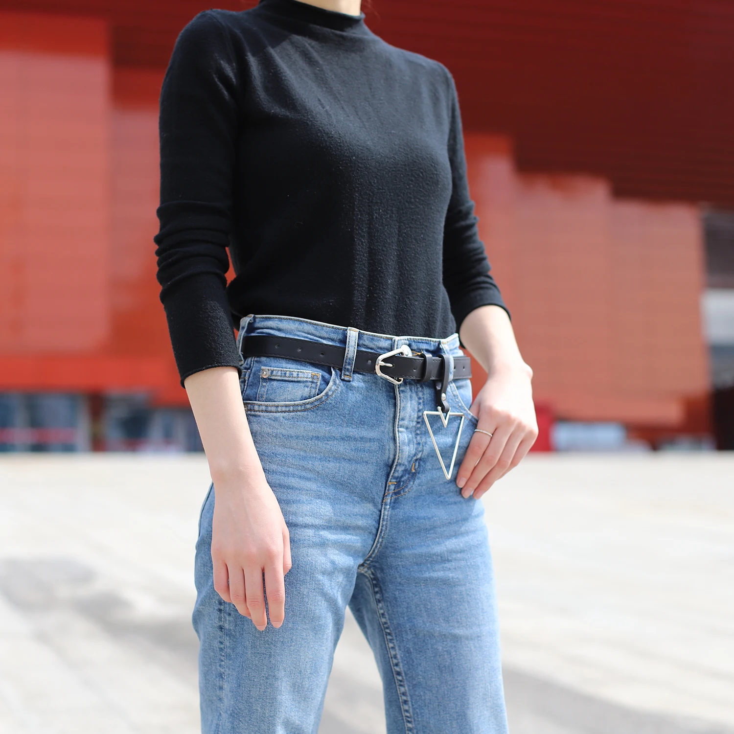 

Ladies High Quality Alloy Pin Buckle Fashion Retro Belt Dress Jeans Decoration Ladies Cute Belt