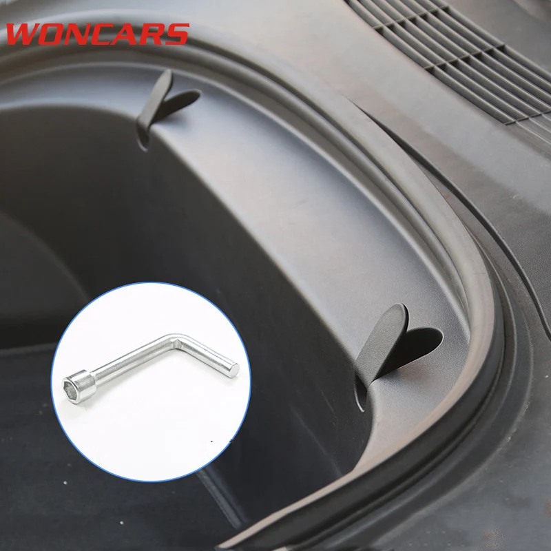 

Автомобильный багажник Переднего Капота для внутреннего крючка органайзер для Tesla Model 3 Аксессуары 2018 2019 2020 2 шт.