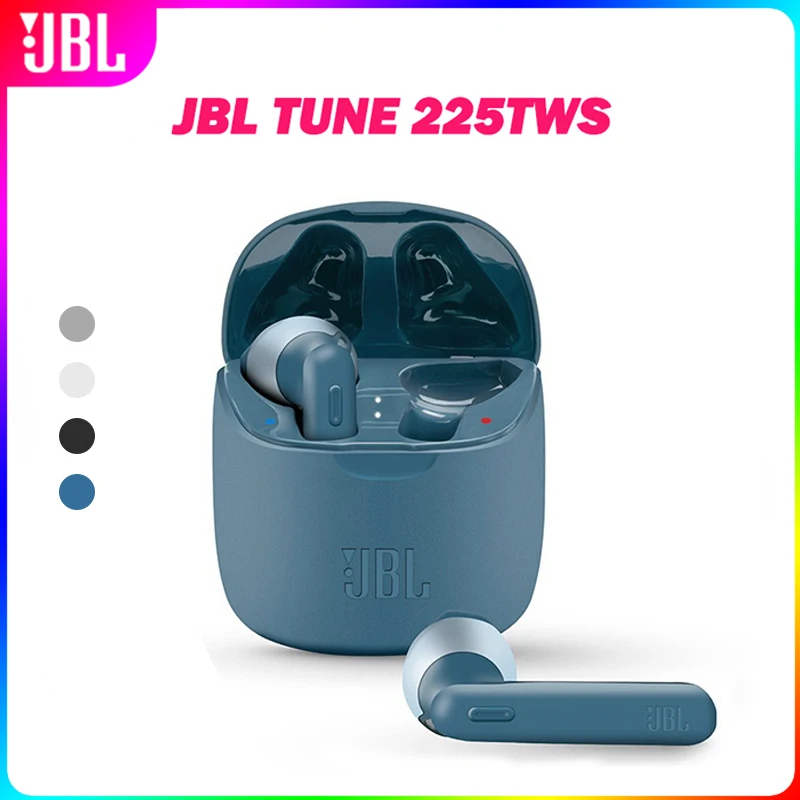 

JBL Tune 225TWS беспроводные наушники T225 TWS настоящая Беспроводная Bluetooth гарнитура с микрофоном стерео чистый Бас Звук Наушники