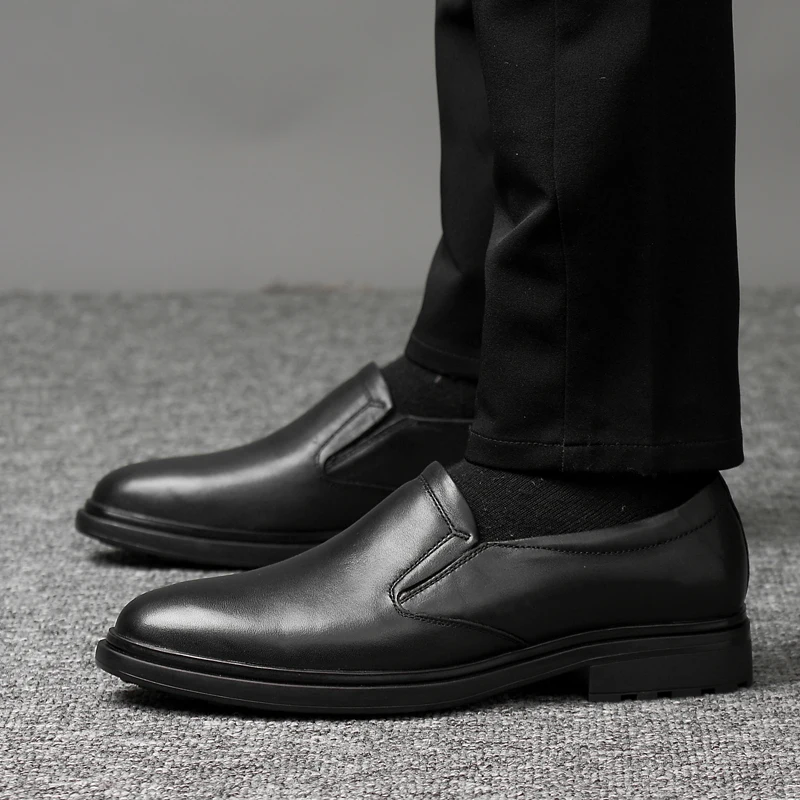 

Men's Casual Leather Shoes Spring Casual Shoes Man Men Causal For Sapato Masculino Leisure Fashion Mens Hot Sale Black