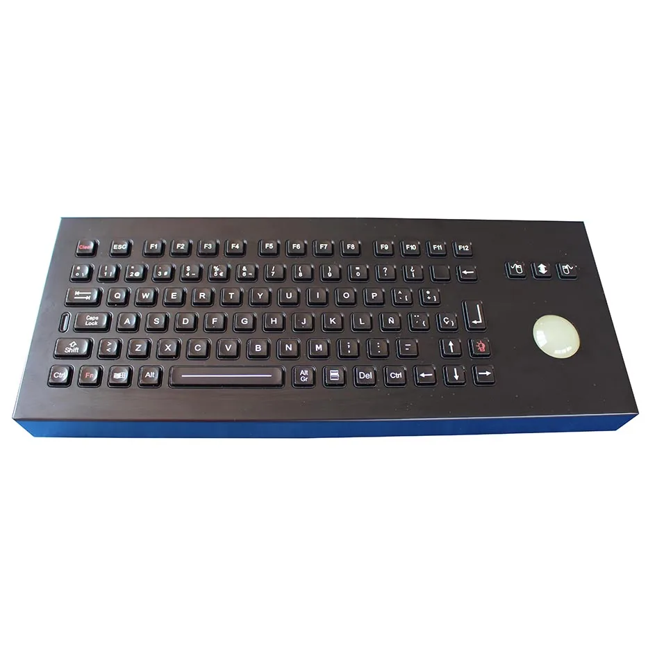 

IP65 waterproof laser trackball military mechanical keyboard