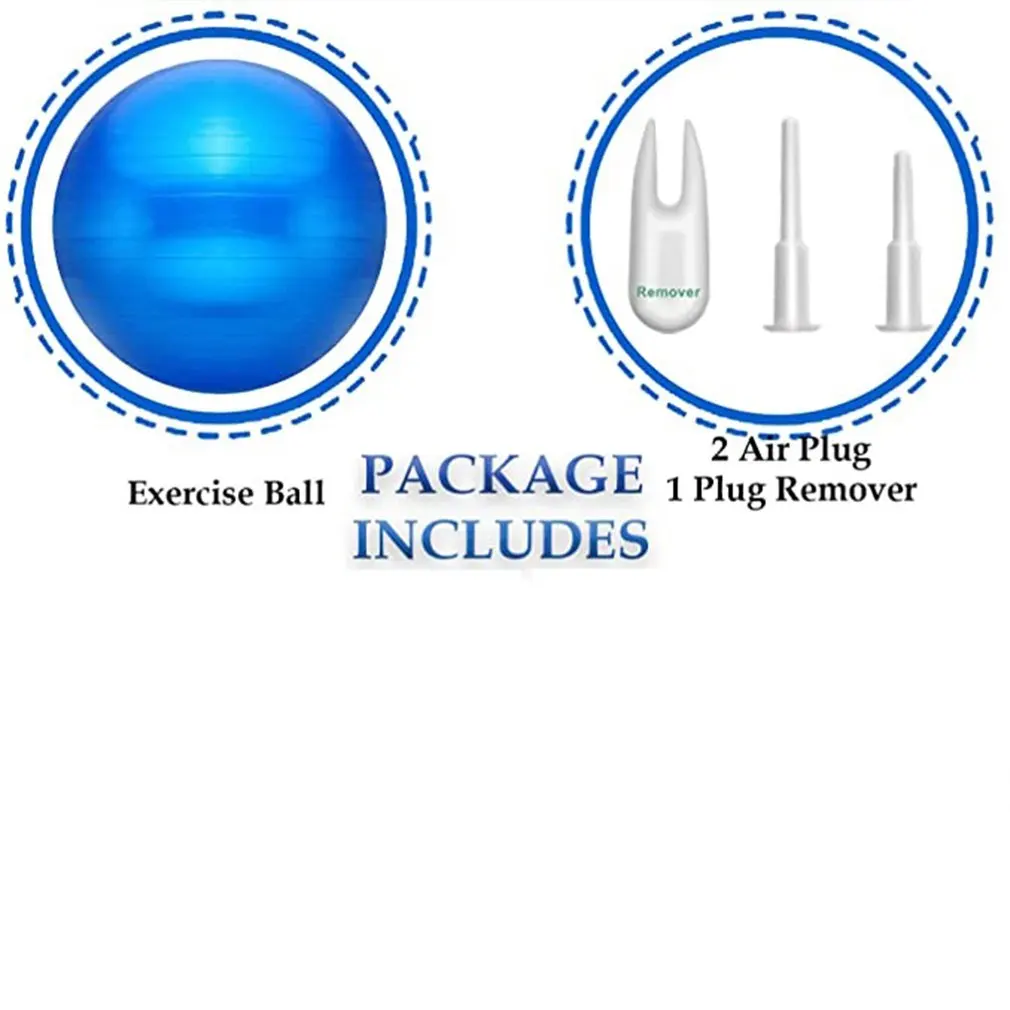 

Pvc Explosion-Proof Yoga Ball 55Cm 65Cm 75Cm Fitness Ball Professional Anti-Burst Balance Ball For Yoga Gym Exercise Training
