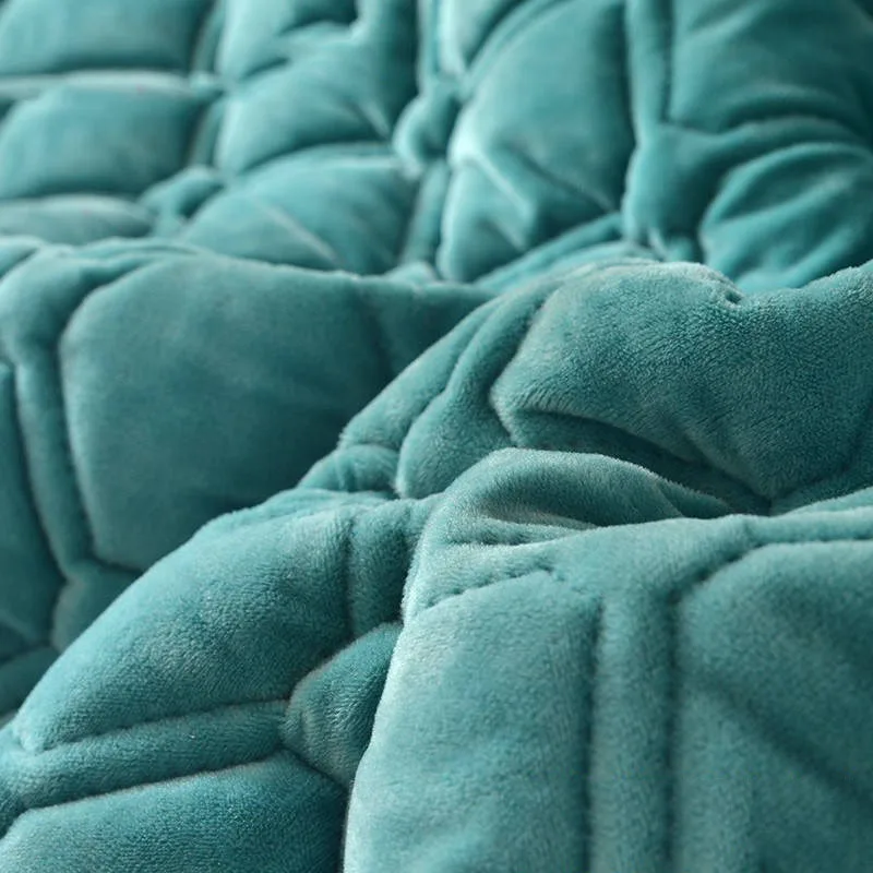 С украшением в виде кристаллов бархат простыней сплошной Цвет теплая Одеяло