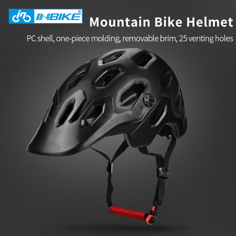 INBIKE цельно-Формованный шлем для горного велосипеда велосипедный шлем MTB дорожный велосипед безопасная Кепка для мужчин и женщин 25 вентиляционных отверстий XC AM велосипедный шлем