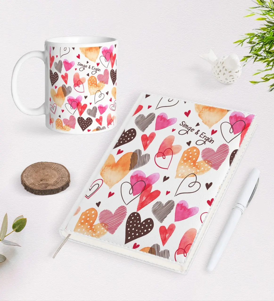 

Персонализированные ко Дню Святого Валентина 2021 Организатор ручка и кружка Seti-46