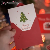 12pcs merry christmas mini greeting cards kids new year gift cards natal navidad 2020 xmas christmas party decorations postcard
