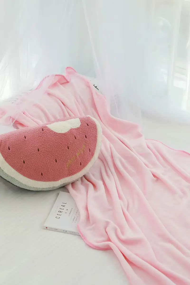 Милая девочка сердце подушка в виде арбуза Подушка два одном одеяло кондиционер