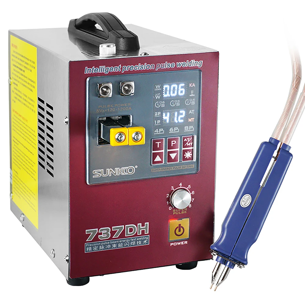 

KKmoon 737DH Battery Spot Welder Automatic Induction Time-Lapse Spot Welding Function Intelligent Pulse Spot Welding Machine