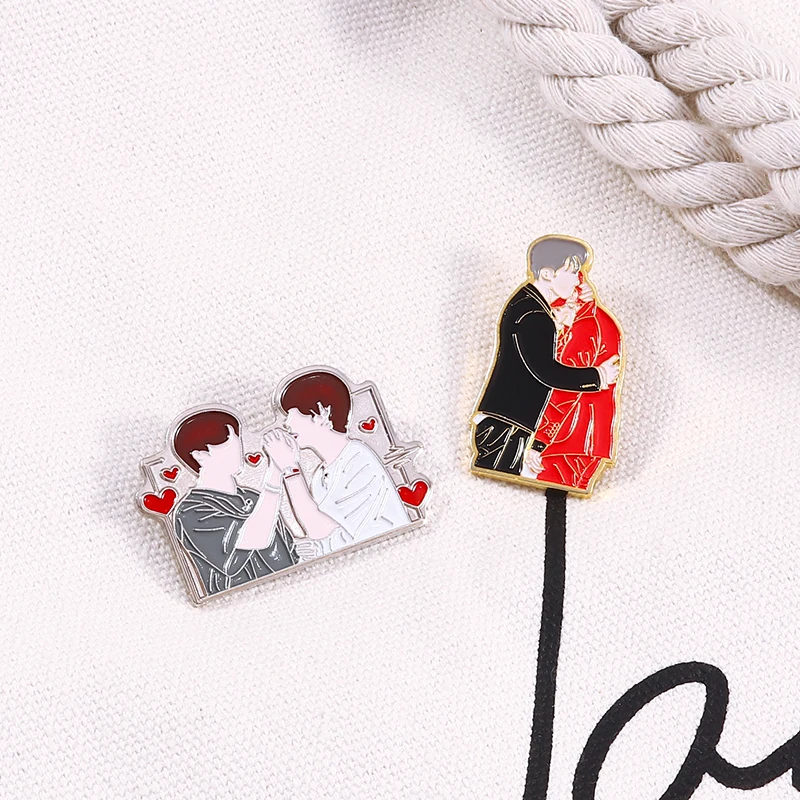 Bangtan Boys Pin KPOP эмалевые булавки Taekook V Jungkook брошь значки на лацкан металлическая