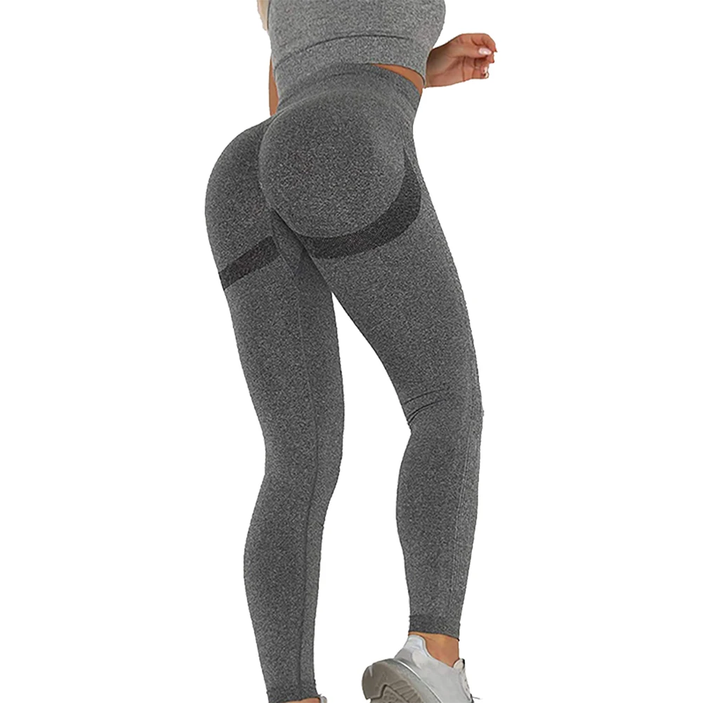 

Womens Yoga Pants Seamless High Waist Butt Lifting Squat Proof Workout Compression Leggings