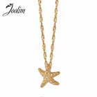 Ювелирное ожерелье Joolim, ожерелье с подвеской в виде морской звезды из нержавеющей стали