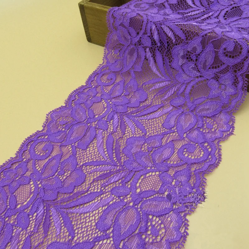 2 м 15 см белый эластичный вышитый сетчатый кружевной отделкой тканевые ленты для