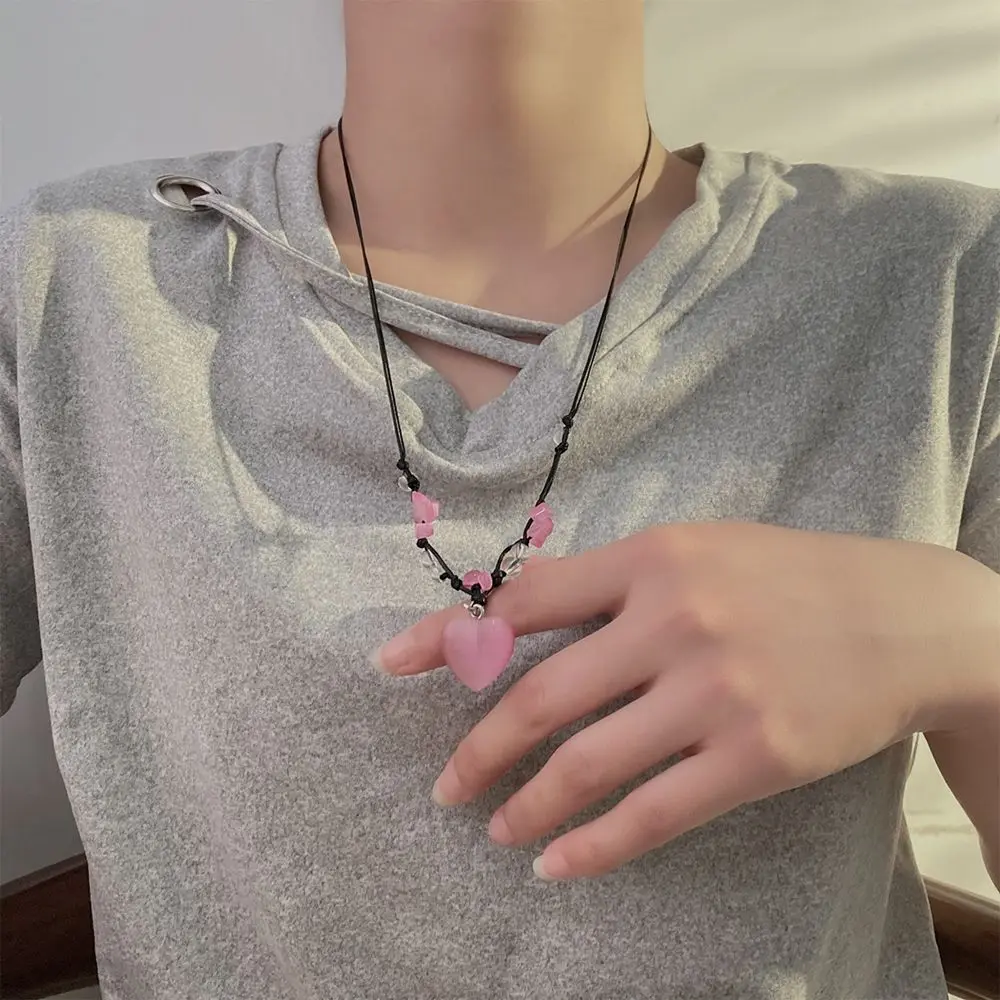 Романтическое ожерелье с подвеской в виде сердца милое маленькое свежего