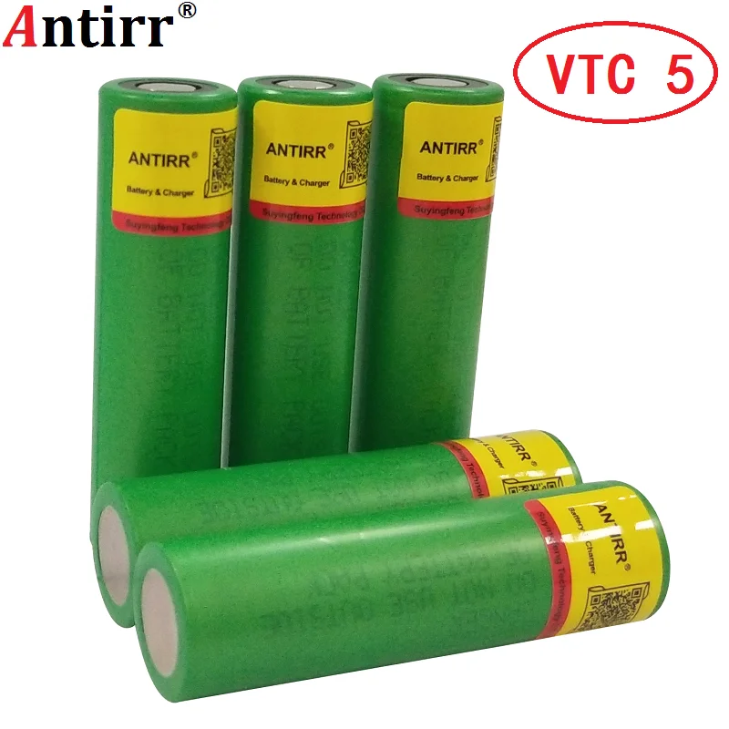 100% оригинал для sony 18650 2600 MAH Da bateria 3 6 V US18650 VTC5 Alta dreno de DESCARGA 30A Бесплатная
