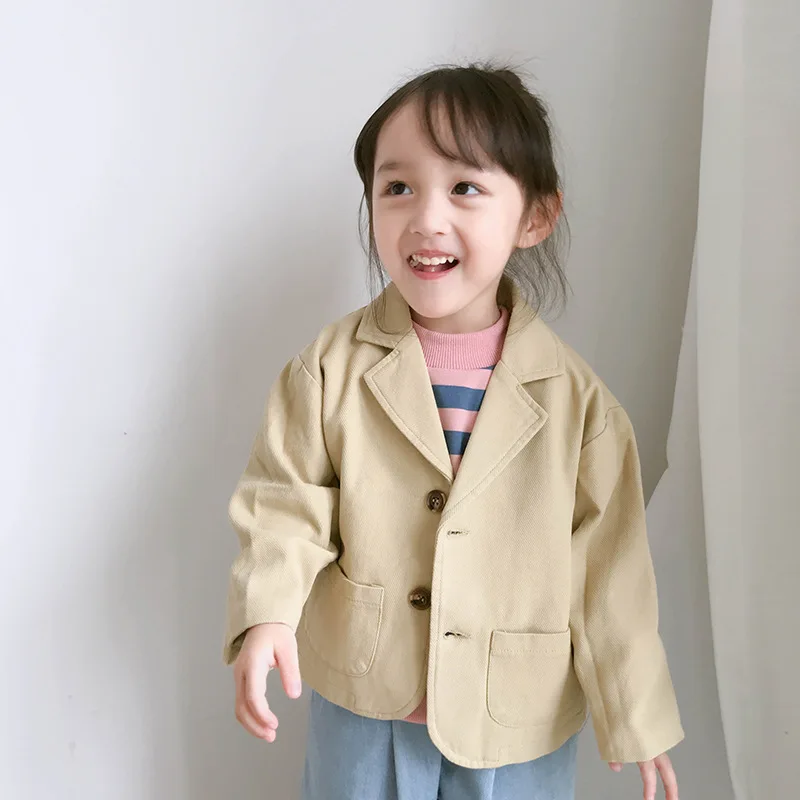 

Демисезонная ветрозащитная куртка для девочек, корейское вечернее платье для школы и детвечерние дня рождения, 2021