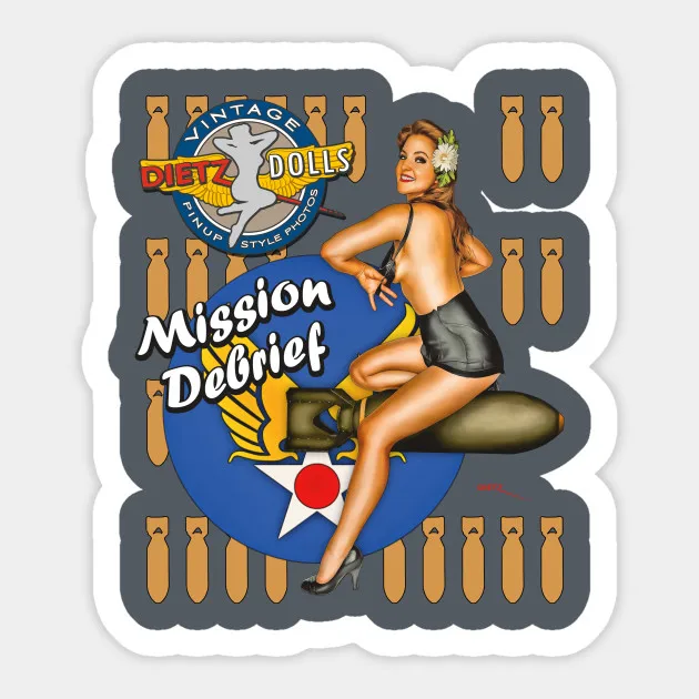 World War II Pin up Стикеры для девочек сексуальная девушка стикер ноутбука багаж