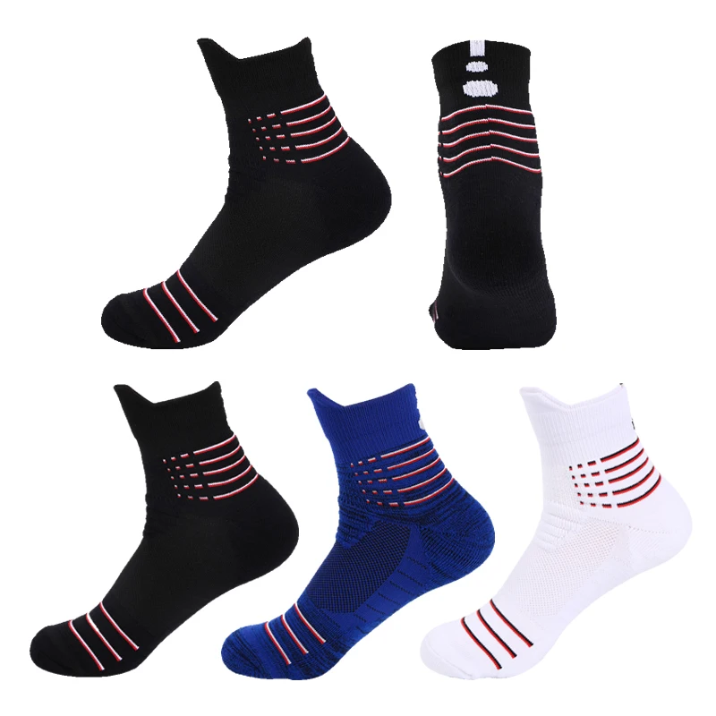 

Thicken Compression Sports Socks Basketball Badminton Running Outdoor Cycling Socks Absorb Sweat Shock Absorption Comfort