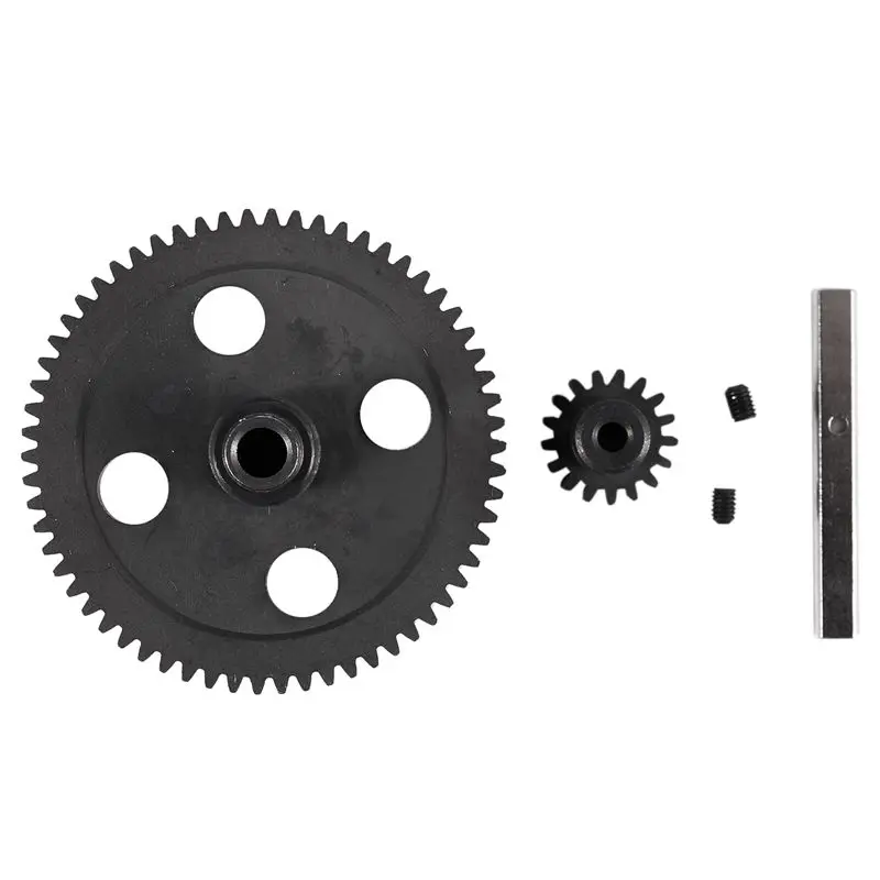 Spur Diff Главный редуктор 62T Редуктор 0015 для WLtoys 12428 12423 1/12 RC автомобиль гусеничный