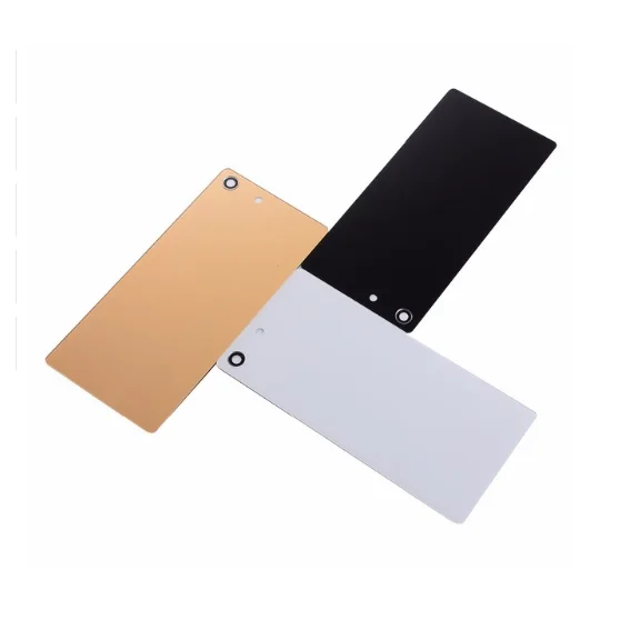 

New battery Glass Back cover for Sony Xperia M5 E5603 E5633 5.0 inch Housing Battery Door Glass Cover Adhesive with nfc