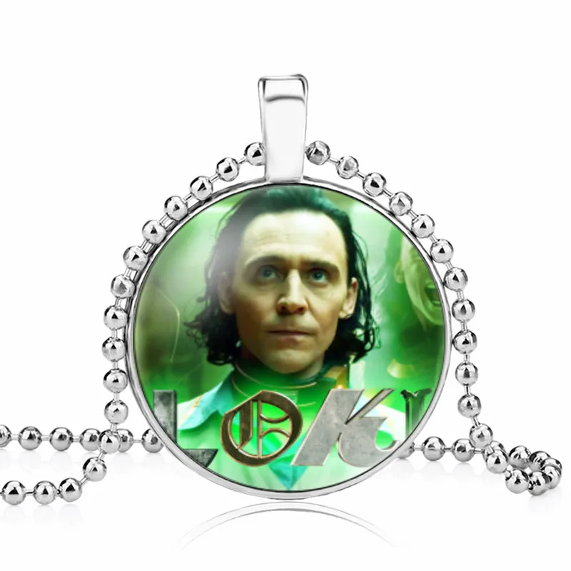 Модный чокер Loki с драгоценным камнем Новое время 2021 значок на цепочке для свитера
