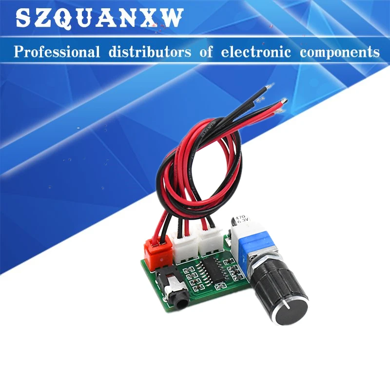 

XH-A157 Digital Amplifier Board Pam8403 with Volume Knob Aux Input Usb5v Power Supply Dual 3W Output