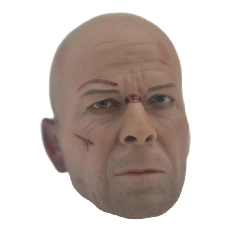 Горячая 1/6 HEADSCULPT Брюс Уиллис HEADPLAY GI Джо ответ повреждения Битва за 12 &quotфигурку|gi