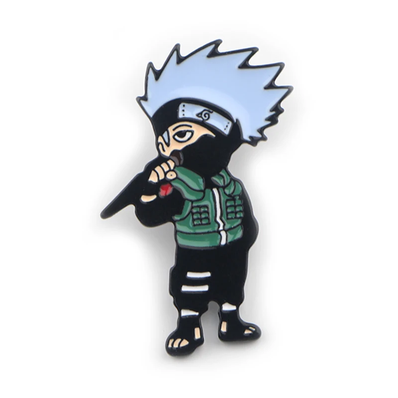 3 P3229 Dongmanli Uzumaki Naruto металлические эмалированные булавки и броши для женщин и мужчин нагрудные булавки рюкзак сумки шляпа значок подарки - Окраска металла: 3