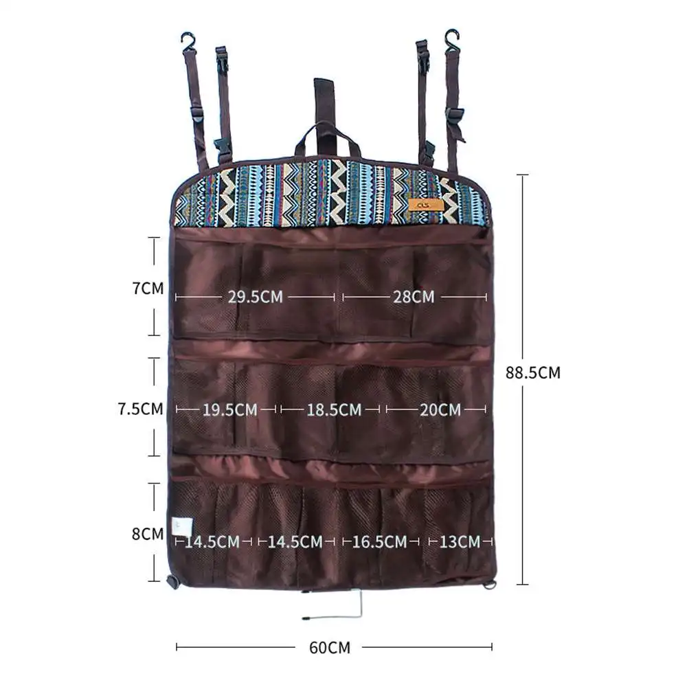 

1 Piece Outdoor Hanging Storage Net Bags Travel Camping Tent Storage Bag Tool