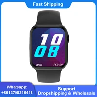 dt100 pro max new 2021 iwo smart watch 1 8 inch 44mm men women bluetooth call wireless charging gps track 320385 ips smartwatch